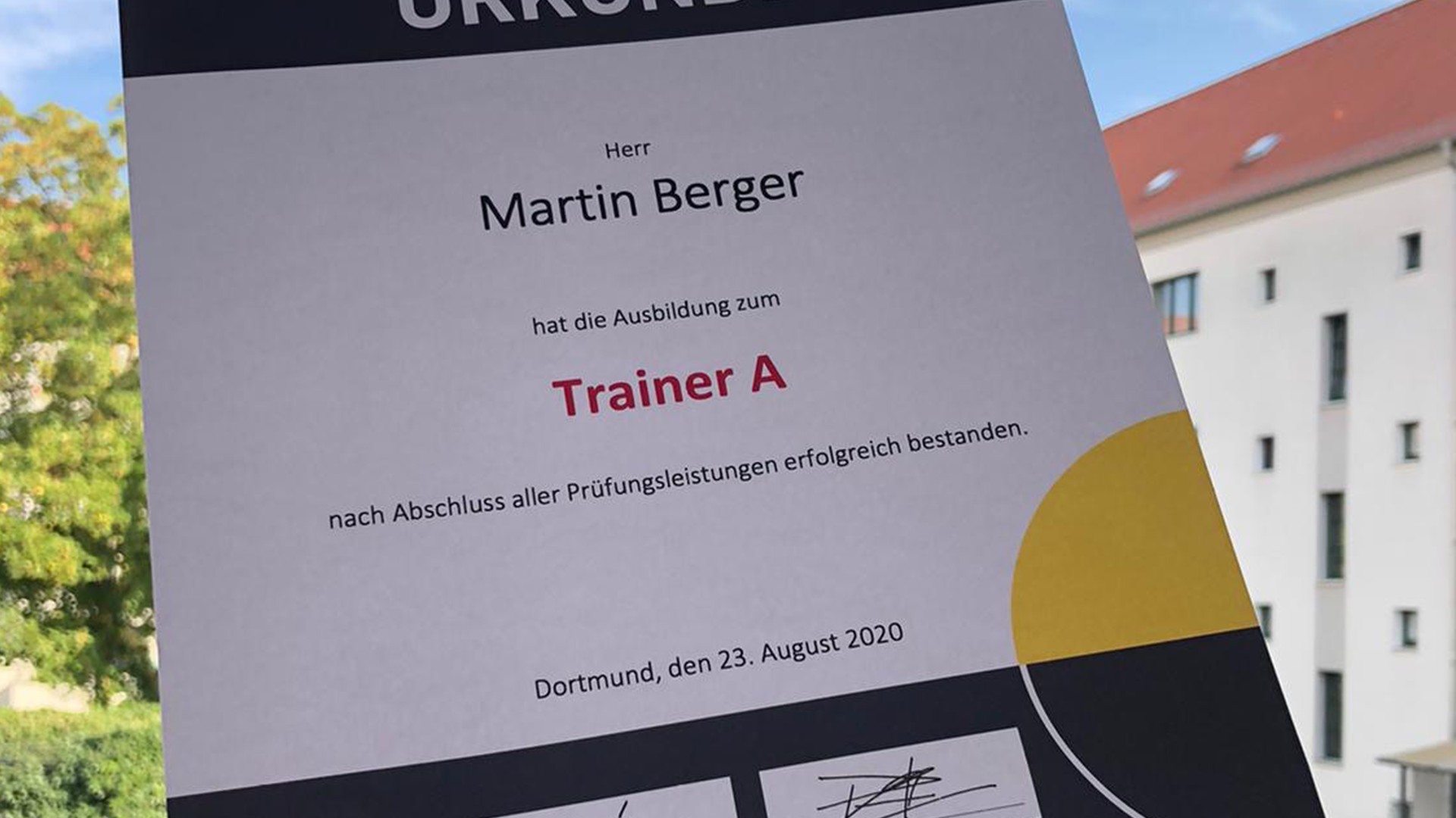 DHB A-Trainer*in-Ausbildung